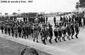 DEFILE SCOUTS ORAN 1947 02